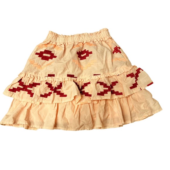 Greek Archaic Kori  Printed cotton miniskirt size S - Picture 5 of 11